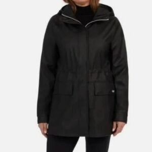 Hunter Women's Water Resistant Utility Jacket with Hood Size Small